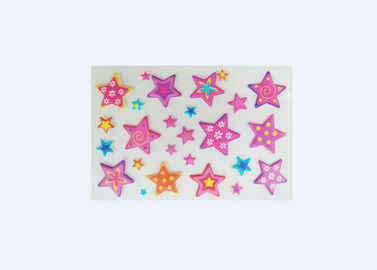 Les autocollants en forme d'étoile des enfants démontables avec le décor 70 x 170mm de bijoux de Bule